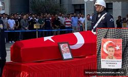 Şehit bekçi için İstanbul Emniyet Müdürlüğü'nde tören