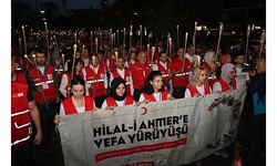 Türk Kızılay’ından Hilal-i Ahmer’e Vefa Yürüyüşü