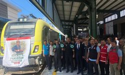 3'üncü 'İyilik Treni' Pakistan'a yola çıktı