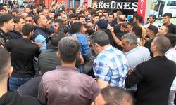 Avrupa Garajı'nda iş yerleri mühürlenen esnafla zabıta arasında arbede