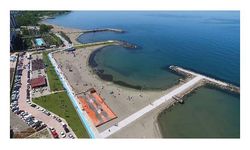 Karadeniz’de uygulanan projeyle kum plajlar genişliyor, sahiller eskiye dönüyor