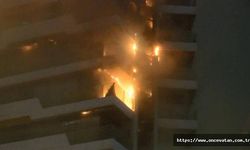 Kadıköy'de 24 katlı rezidansta yangın