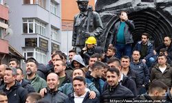 Amasra'da Madenciler Günü'nde Madenci Anıtı'na çelenk bırakıldı