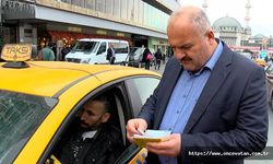 Polisin ceza yağdırdığı Taksim'de Taksiciler Odası Başkanı denetim yaptı