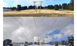 Uludağ’da beklenen kar yağmadı, kayak merkezleri sezonu açamadı