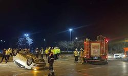 Maltepe'de devrilen otomobilin sürücüsü öldü