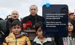 Cumhurbaşkanı Erdoğan: AFAD hesabındaki yardımların her kuruşu deprem bölgesinde harcanıyor