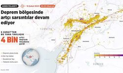 Deprem bölgesinde artçı sarsıntılar devam ediyor