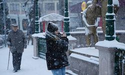 Eskişehir'de kar ve soğuk hava etkili oluyor