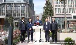 Bakan Kurum, İstanbul Finans Merkezi'nde incelemelerde bulundu