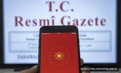 Cumhurbaşkanı kararları Resmi Gazete'de