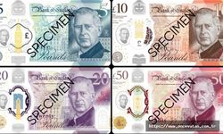 Kral Charles banknotları 2024'ün ortasında dolaşıma girecek