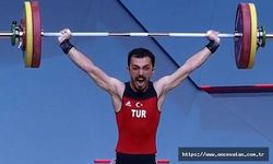 Milli sporcu Muammer Şahin, Avrupa Halter Şampiyonası'nda gümüş madalya kazandı