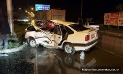 Samsun’da iki otomobilin çarpıştığı kazada 11 kişi yaralandı