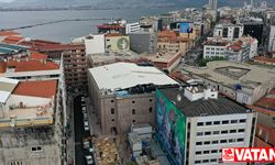 Yeniden yapılan İzmir İktisat Kongresi Binası açılışa hazırlanıyor