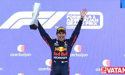 Formula 1 Azerbaycan ayağındaki sprint yarışında Perez birinci oldu