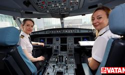 Kadın pilotlar kokpitte olmaktan vazgeçmiyor