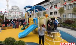 Kâğıthane’de çocuk parkı törenle açıldı