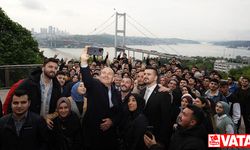 Bakan Soylu, Nakkaştepe Millet Bahçesi'nde gençlerle buluştu
