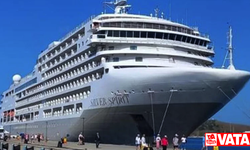 Lüks yolcu gemisi "Silver Spirit" ile Bodrum'a 564 turist geldi