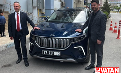Türkiye'nin yerli otomobili Togg, Zonguldak Belediyesinin yeni makam aracı oldu