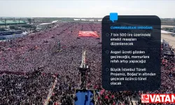 Cumhurbaşkanı Erdoğan, Büyük İstanbul Mitingi'ne 1 milyon 700 bin kişinin katıldığını açıkladı