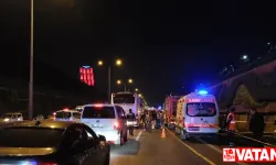 Maltepe'de aracın yol kenarında çalışan İBB işçilerine çarpması sonucu 4 kişi öldü