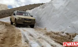 Antalya'da mayısta karla mücadele