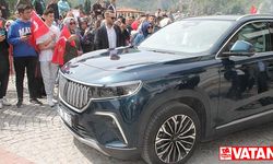 Türkiye'nin yerli otomobili Togg Amasya'da tanıtıldı