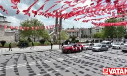 "Anadolu kırmızısı" Togg gelin arabası oldu