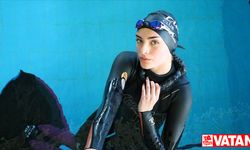 Milli sporcu Alya Akar, serbest dalışta dünya şampiyonluğu hedefiyle çalışıyor
