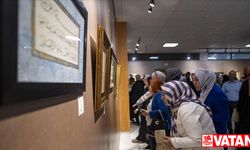 "Vefa" konulu hat sanatı eserleri Ankara'da sanatseverlerle buluştu