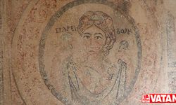 Amasya'da 1700 yıllık "Bereket Tanrıçası" motifli mozaik sergilenmeye başlandı