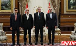 Cumhurbaşkanı Erdoğan, işçi ve işveren temsilcilerini kabul etti