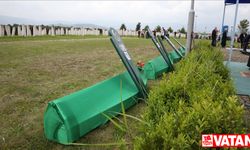 Bosna Savaşı'nda öldürülen 4 kişinin cenazesi toprağa verildi
