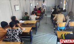 Kahramanmaraşlı depremzede öğrenciler, eğitim kamplarında hazırlandıkları LGS'de başarılı sonuçlar bekliyor