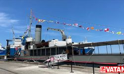 TCG Nusret N-16 Müze Gemisi Samsun'da ziyarete açıldı