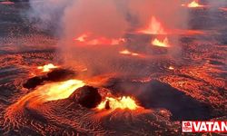 Hawaii'deki Kilauea Yanardağı faaliyete geçti