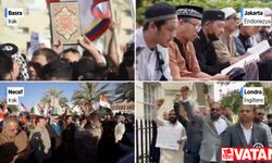 İsveç’te Kur’an-ı Kerim yakılması protesto edildi