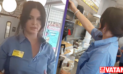 Lana Del Rey waffle dükkanında çalışırken görüntülendi