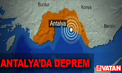 Anlatya'da deprem meydana geldi