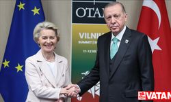 Cumhurbaşkanı Erdoğan, AB Komisyonu Başkanı von der Leyen ile bir araya geldi