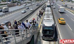 İstanbul'da bazı metrobüslerin klimalarının çalışmaması tepki çekiyor