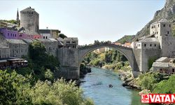 Bosna Hersek'teki Osmanlı mirası Mostar Köprüsü'nün yeniden açılmasının 19'uncu yılı