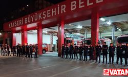 Kayseri'den Mersin'deki orman yangınıyla mücadeleye destek
