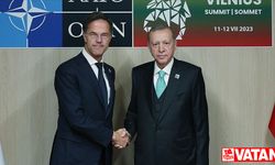 Cumhurbaşkanı Erdoğan, Hollanda Başbakanı Rutte ile bir araya geldi
