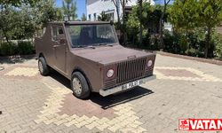 Yozgatlı emekli vatandaş, hurdadan aldığı otomobili yük taşıma aracına dönüştürdü