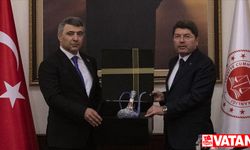 Adalet Bakanı Tunç, Azerbaycan Yüksek Mahkeme Başkanı Karimov'u kabul etti