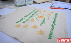 "Dünya Plastik Poşet Kullanmama Günü"nde bez çanta dağıtıldı