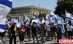 İsrail Meclisi önünde yargı düzenlemesine karşı protestolar sürüyor